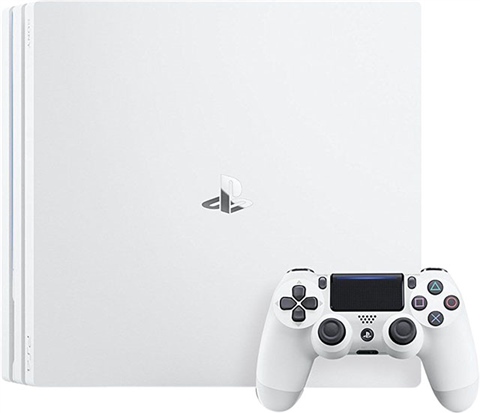Playstation 4 Pro Console, 1TB Glacier White (No Game/DLC 
